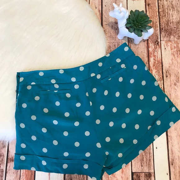 Plenty by Tracy Reese Shorts Polka Dot Size 6 Silk - Picture 3 of 8